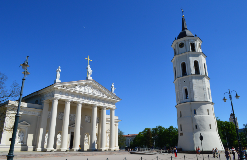 Vilnius Cathedral &amp; Bell Tower, Vilnius, Lithuania